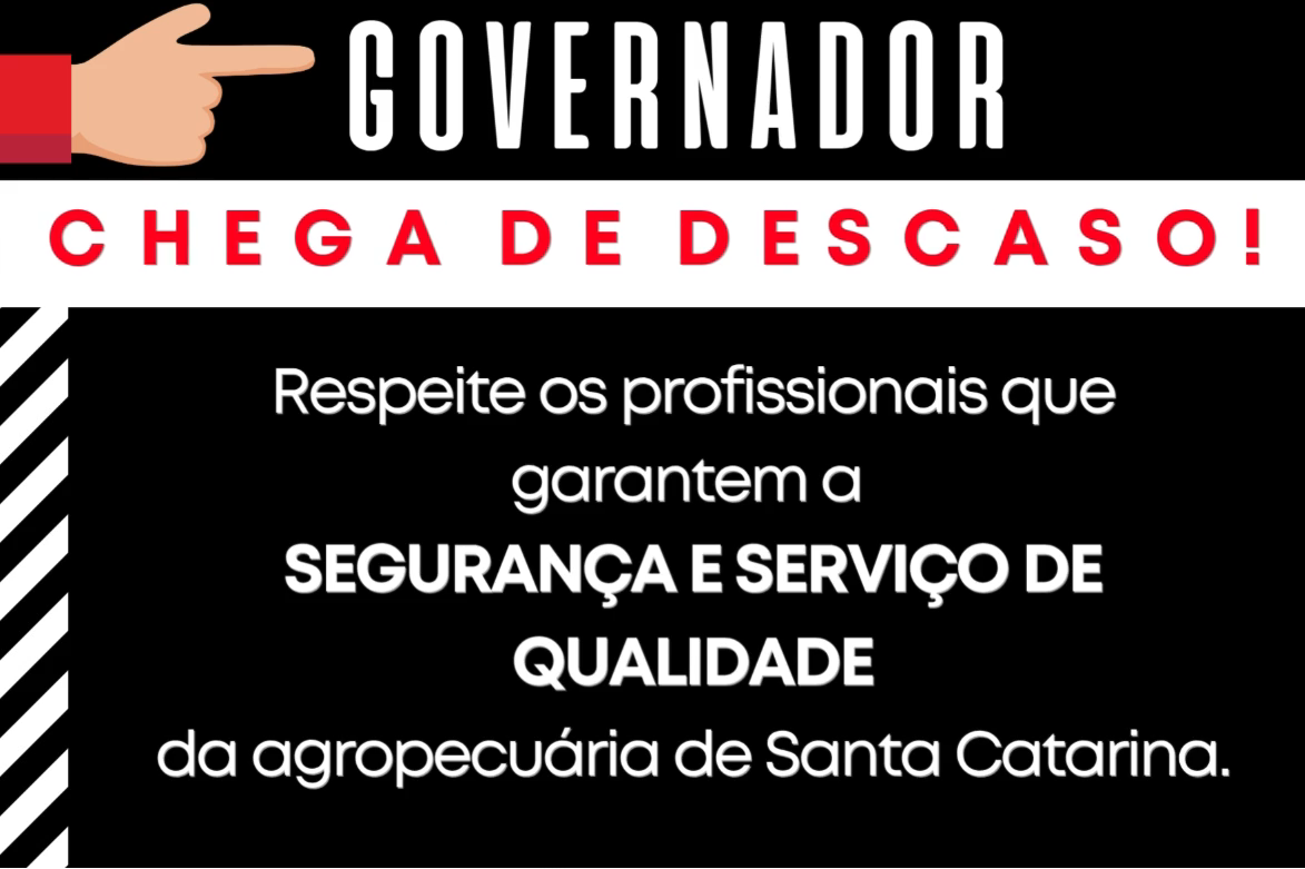 Chega de descaso!