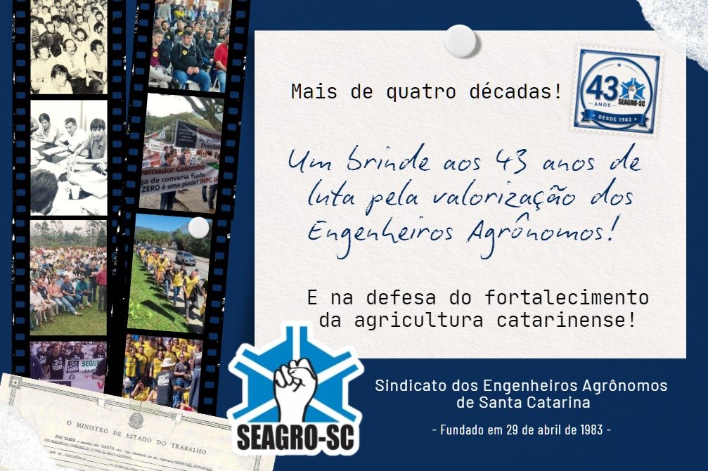 SEAGRO-SC 43 anos - Quatro décadas de história